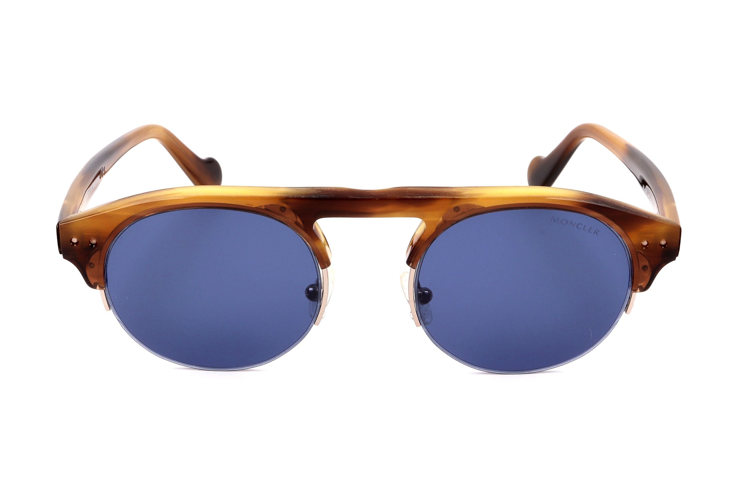 Gafas de sol Moncler para hombre ML0071 47V 49 21 150 MARRÓN CLARO