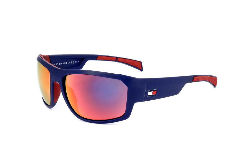 Gafas de sol Tommy Hilfiger para hombre TH 1722 S WIR 61 16 125 AZUL MATE ROJO