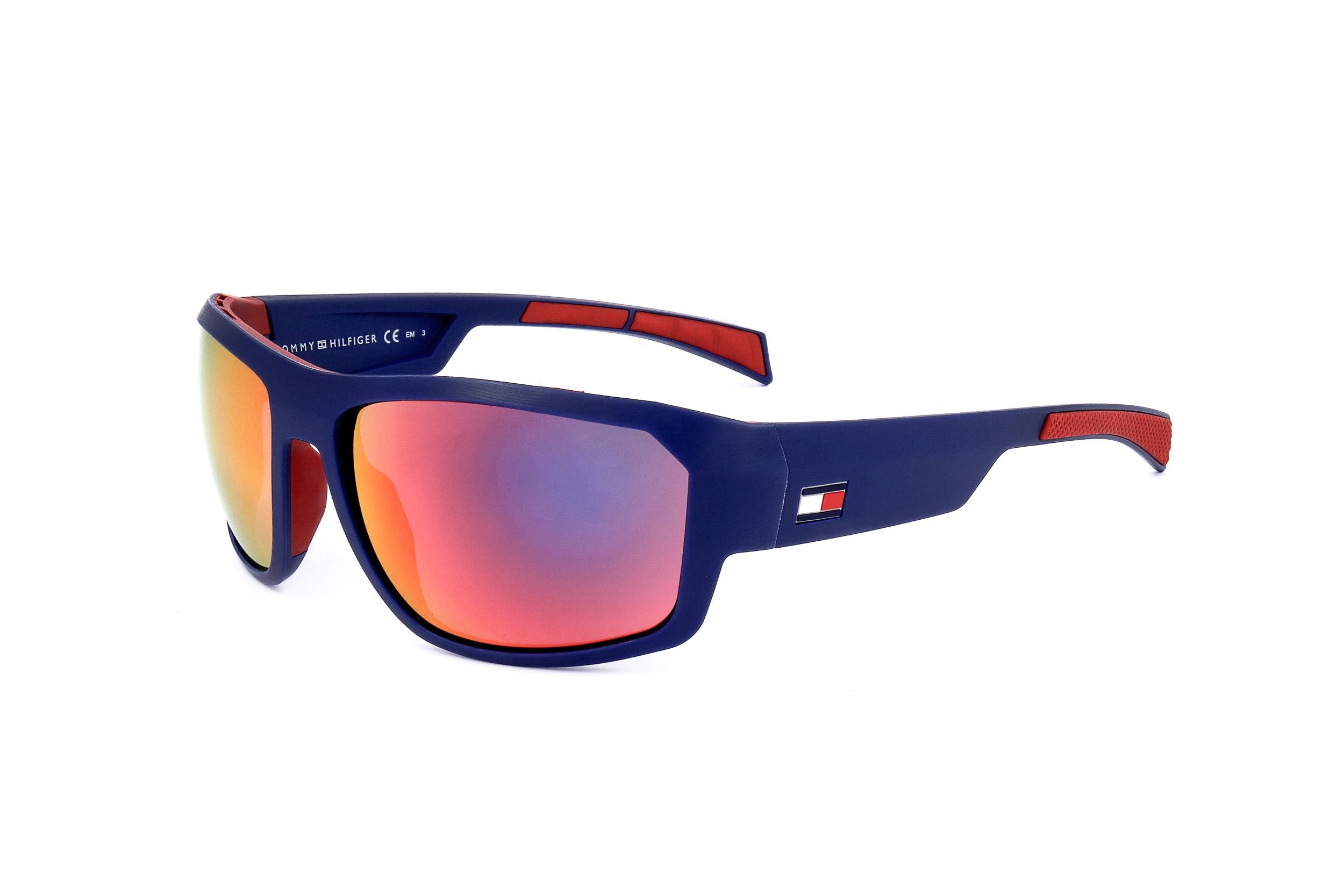 Gafas de sol Tommy Hilfiger para hombre TH 1722 S WIR 61 16 125 AZUL MATE ROJO