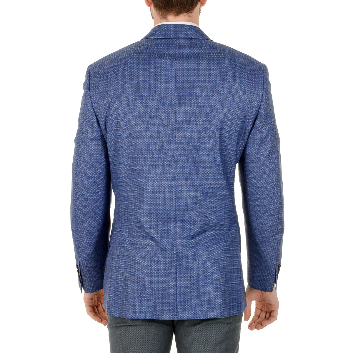 Chaqueta Canali para hombre de manga larga azul