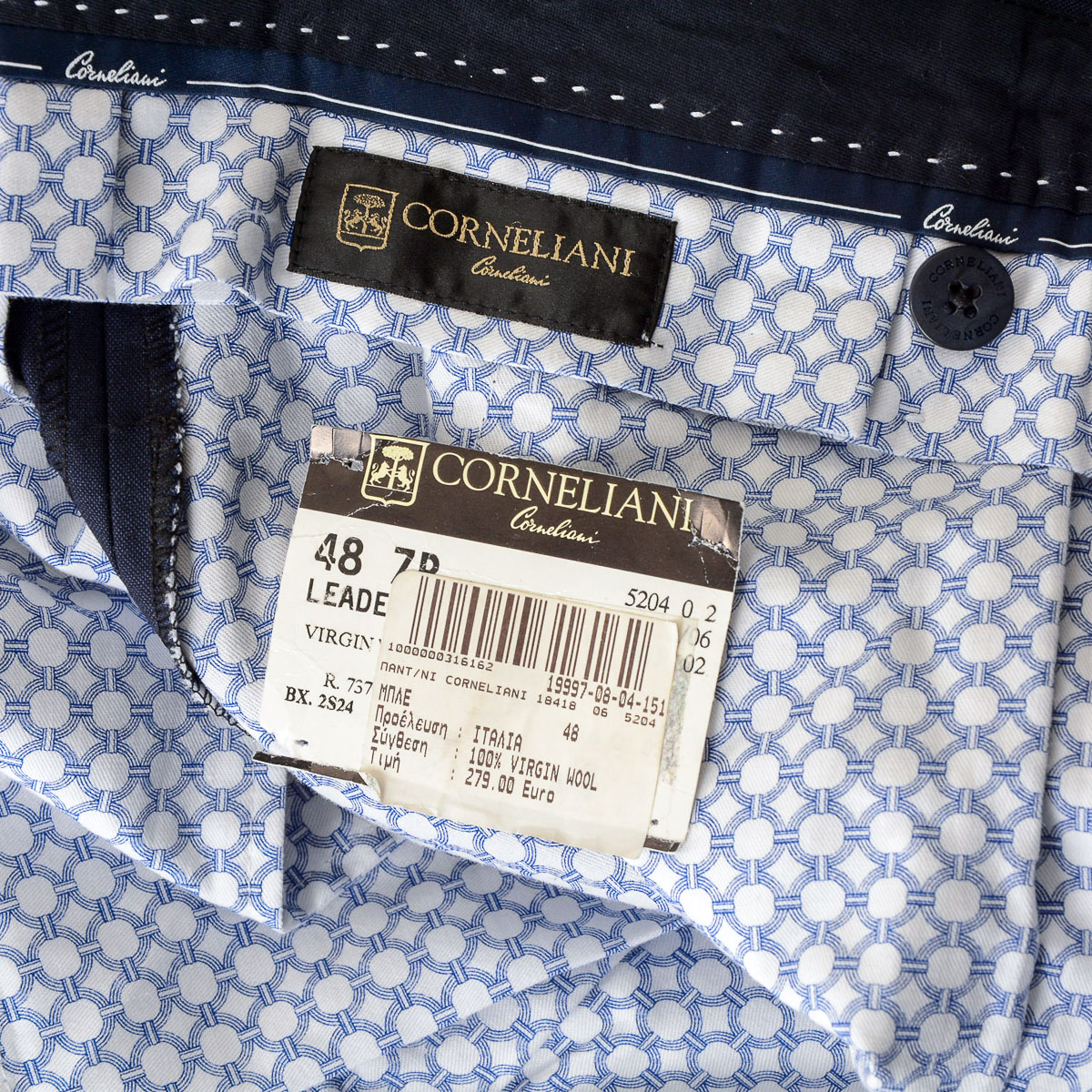 Pantalones Corneliani para hombre azules