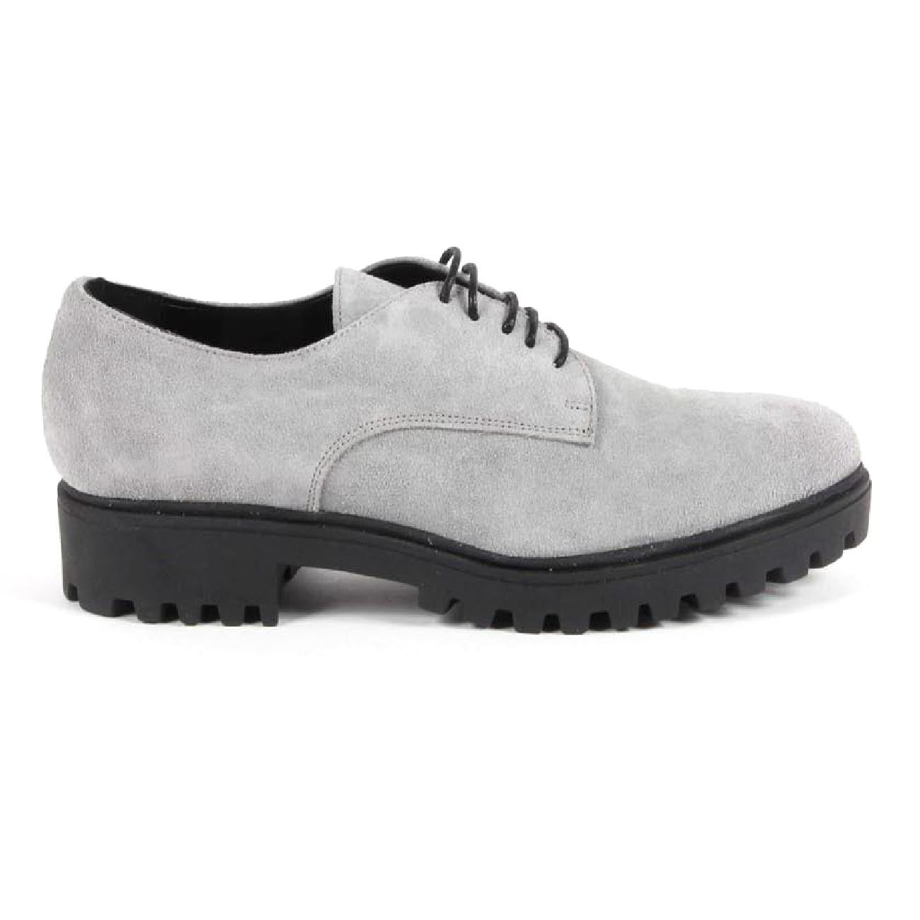 V 1969 Italia Zapato con cordones para mujer C01 CAMOSCIO GRIGIO