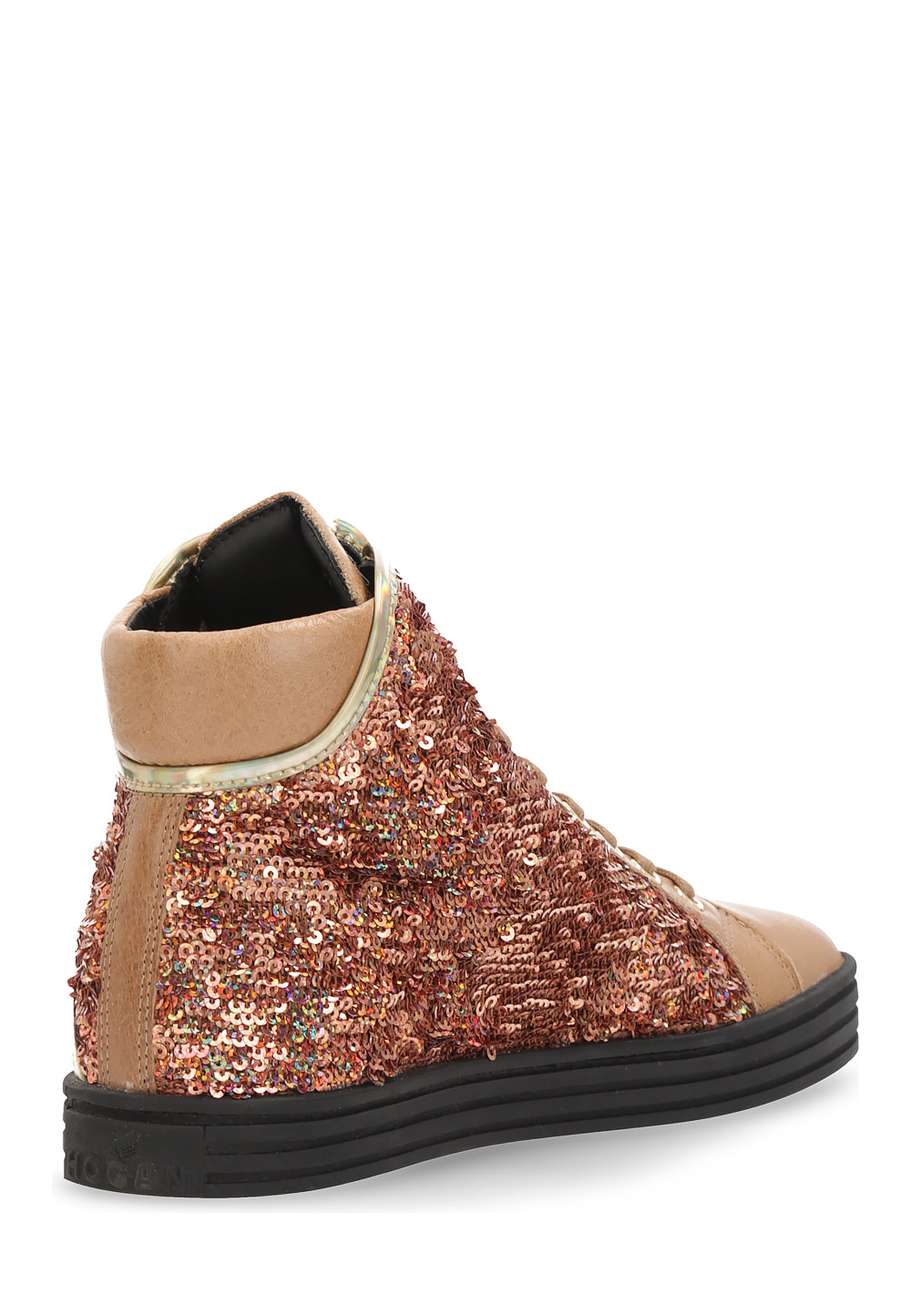 Zapatillas Hogan Rebel para mujer en marrón HXW1820I651777H568I