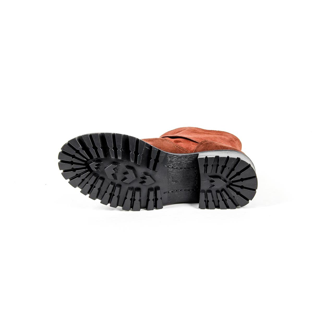 Bota corta para mujer V 1969 Italia B1441 VELOUR MATTONE