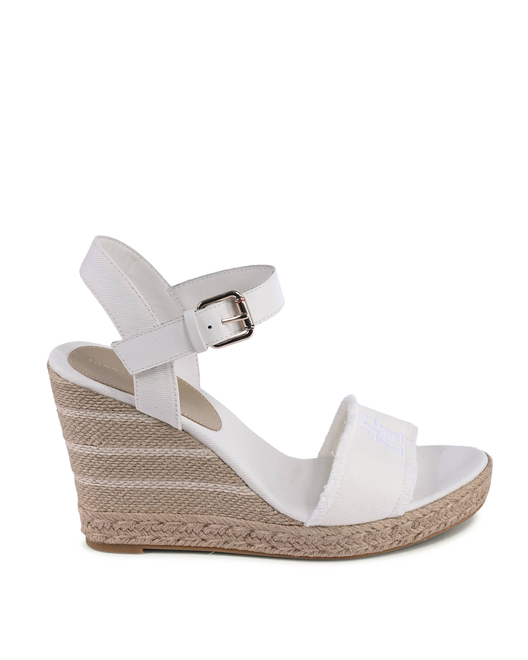 Tommy Hilfiger Womens Sandal White FW0FW07191YBL