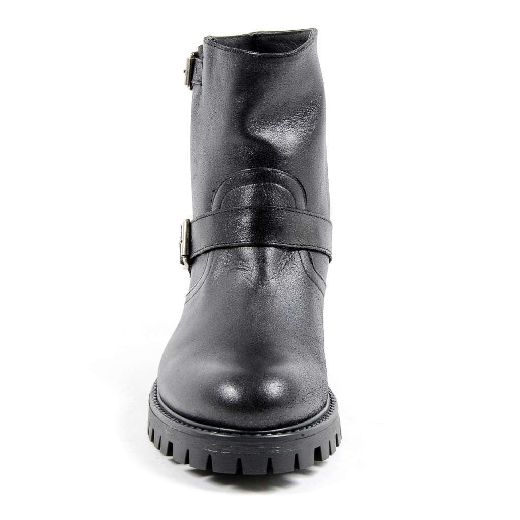 V 1969 Italia Bota corta para mujer negra AMALFI