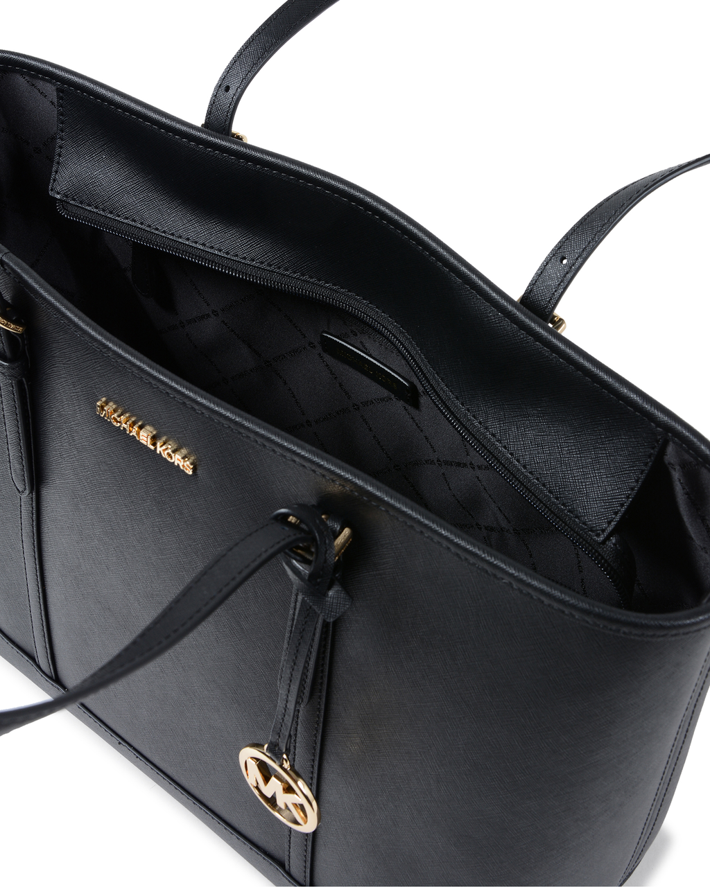 Bolso de mano Michael Kors para mujer, color negro, 39F50GTVT9L
