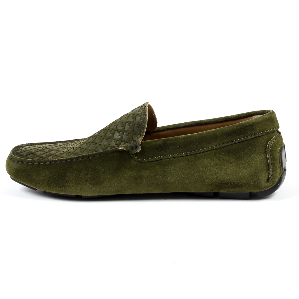Mocasín Andrew Charles para hombre verde TRON