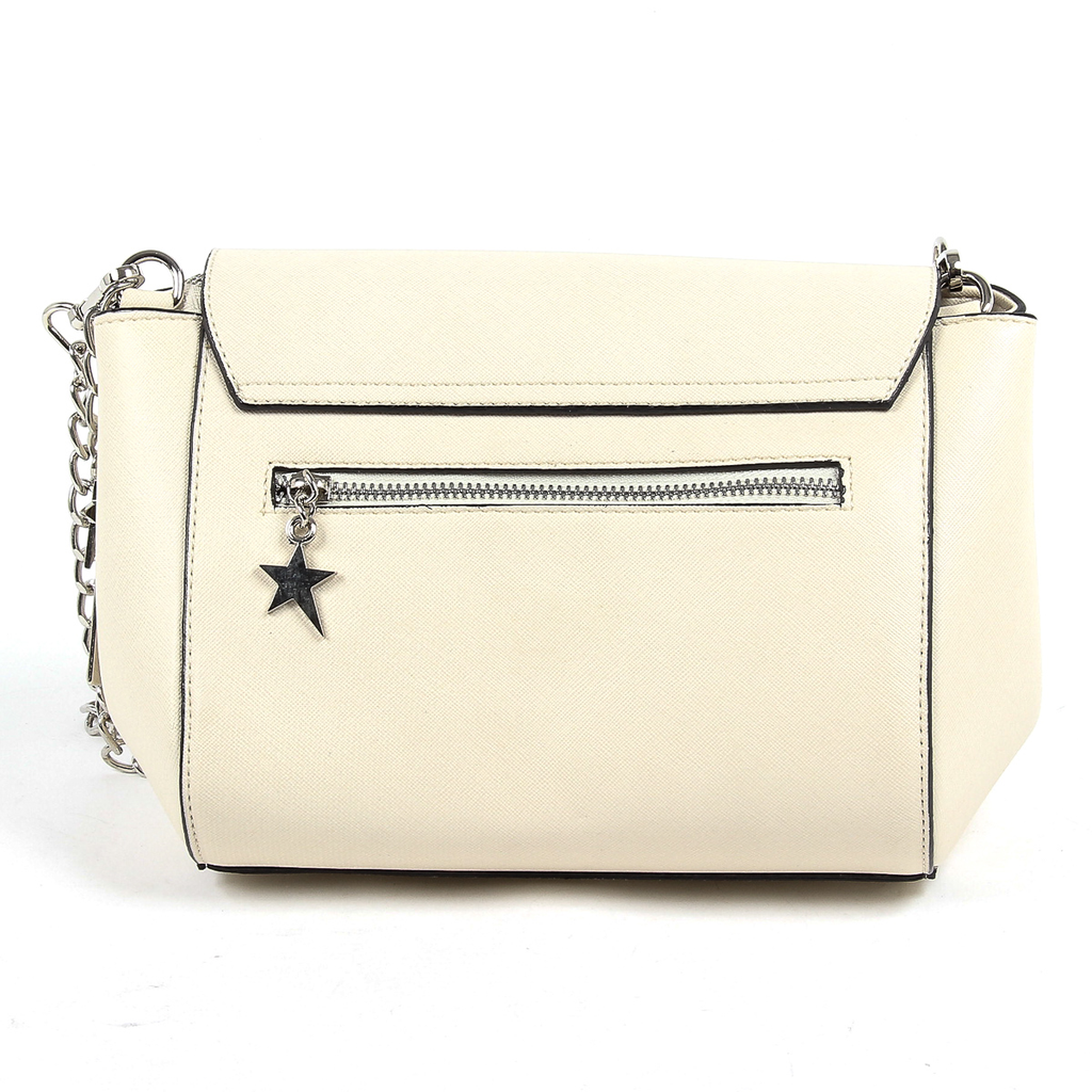 Andrew Charles Womens Handbag Beige VERA