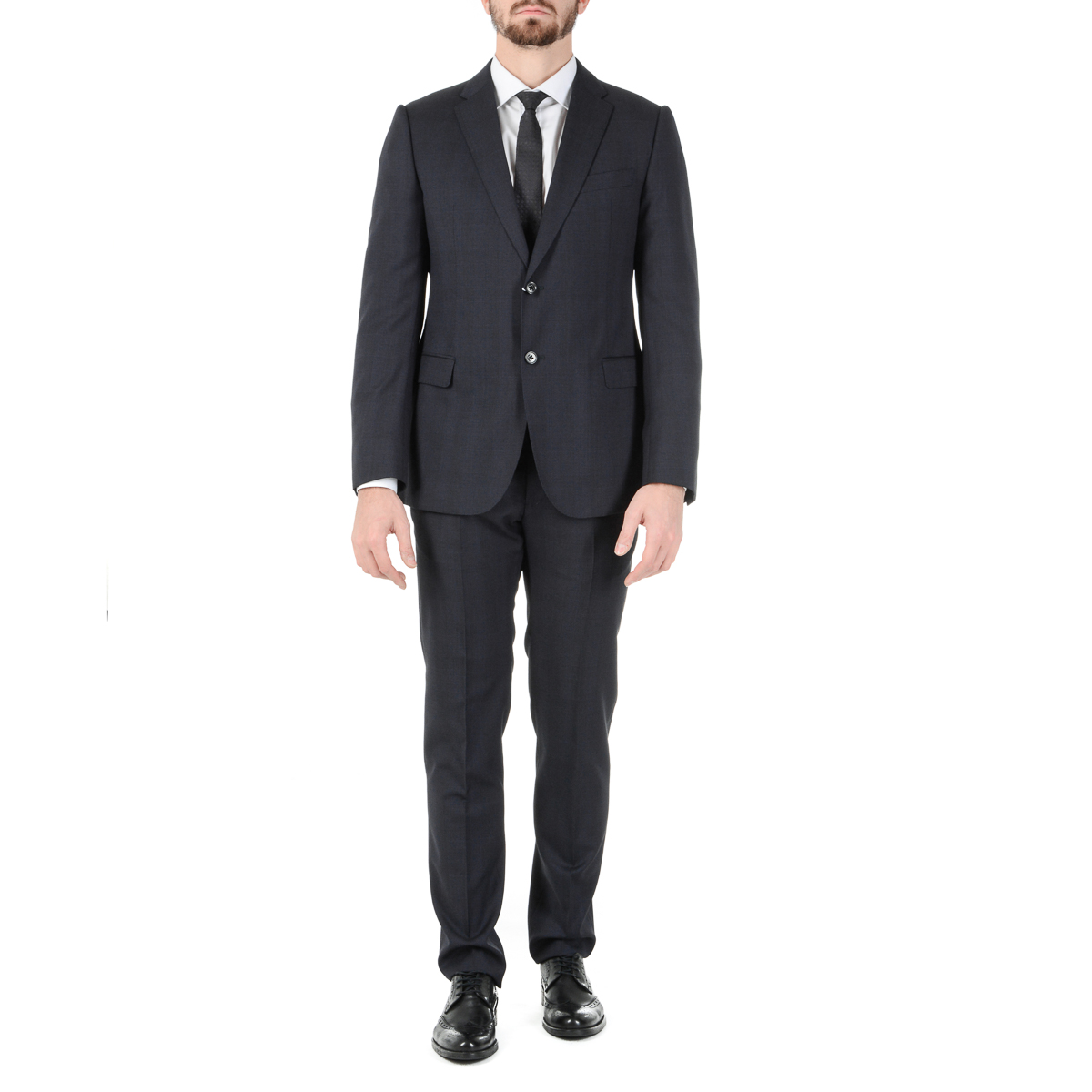 Armani Collezioni Mens Suit Black