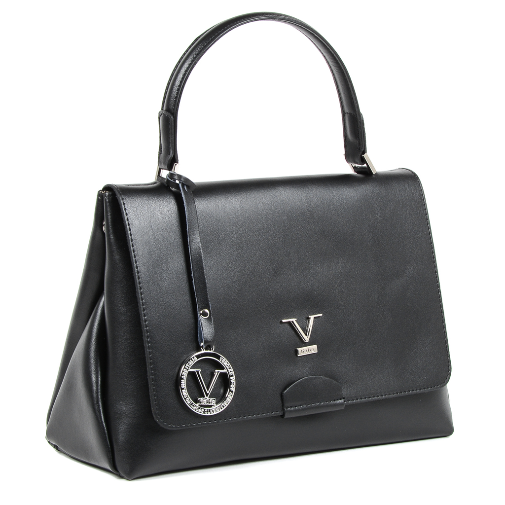 Bolso de mano para mujer V 1969 Italia Negro SIMONA