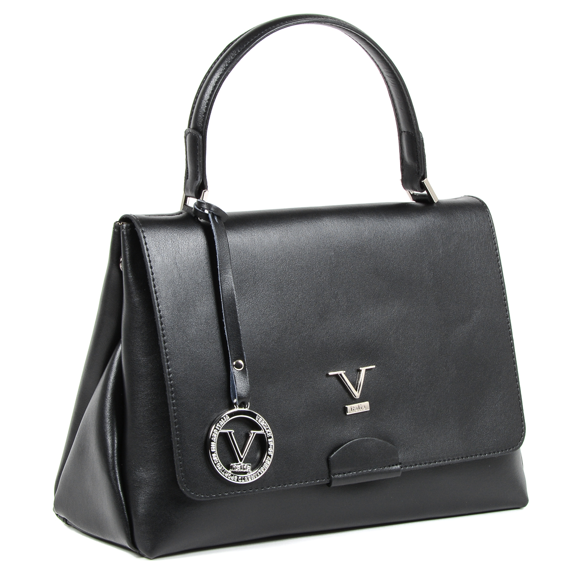 Bolso de mano para mujer V 1969 Italia Negro SIMONA