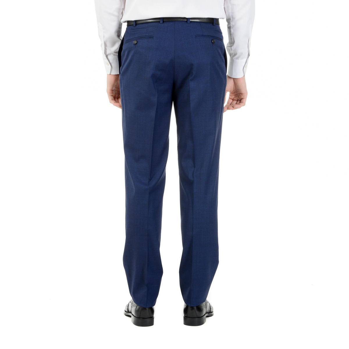 Canali Mens Suit Long Sleeves Blue Super 150's