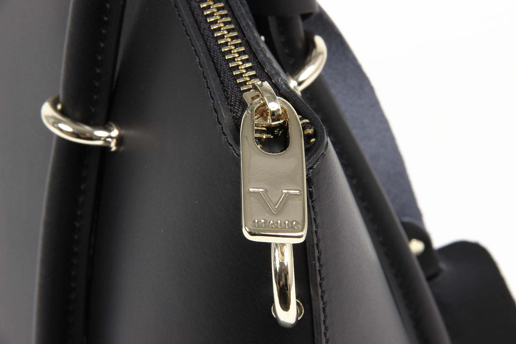 Bolso Mujer V 1969 Italia V020 RUGA NERO