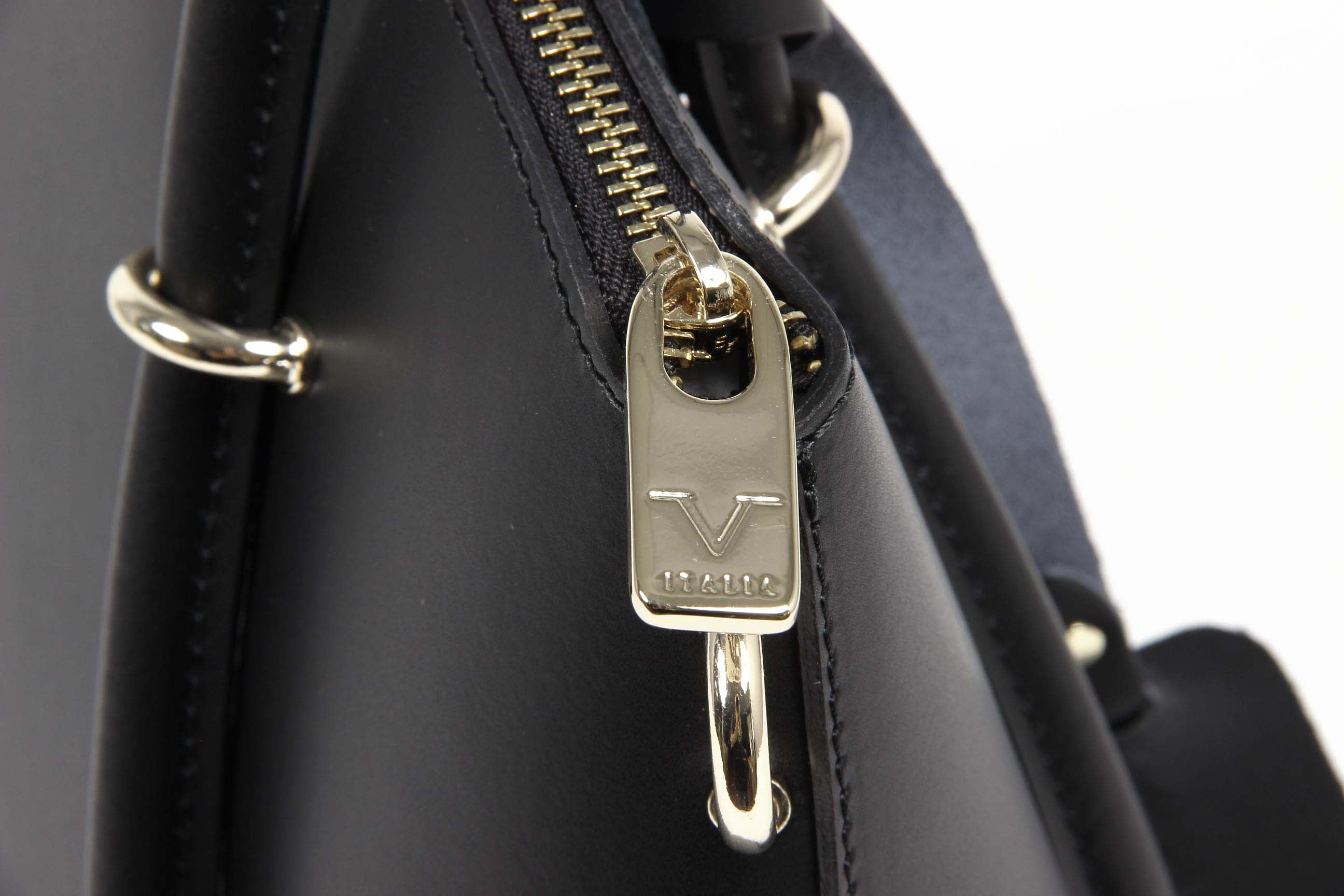 Bolso Mujer V 1969 Italia V020 RUGA NERO