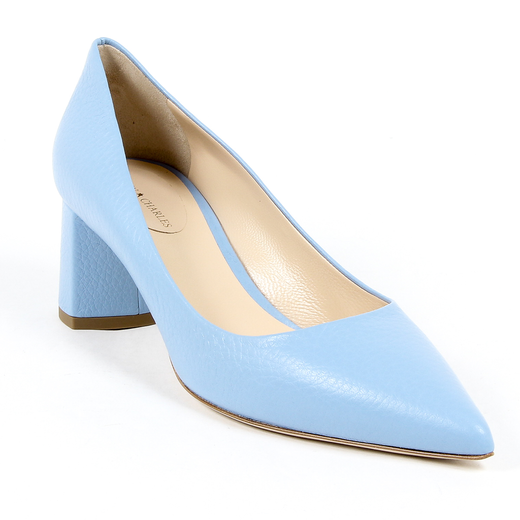Andrew Charles Womens Pump Light Blue EVA
