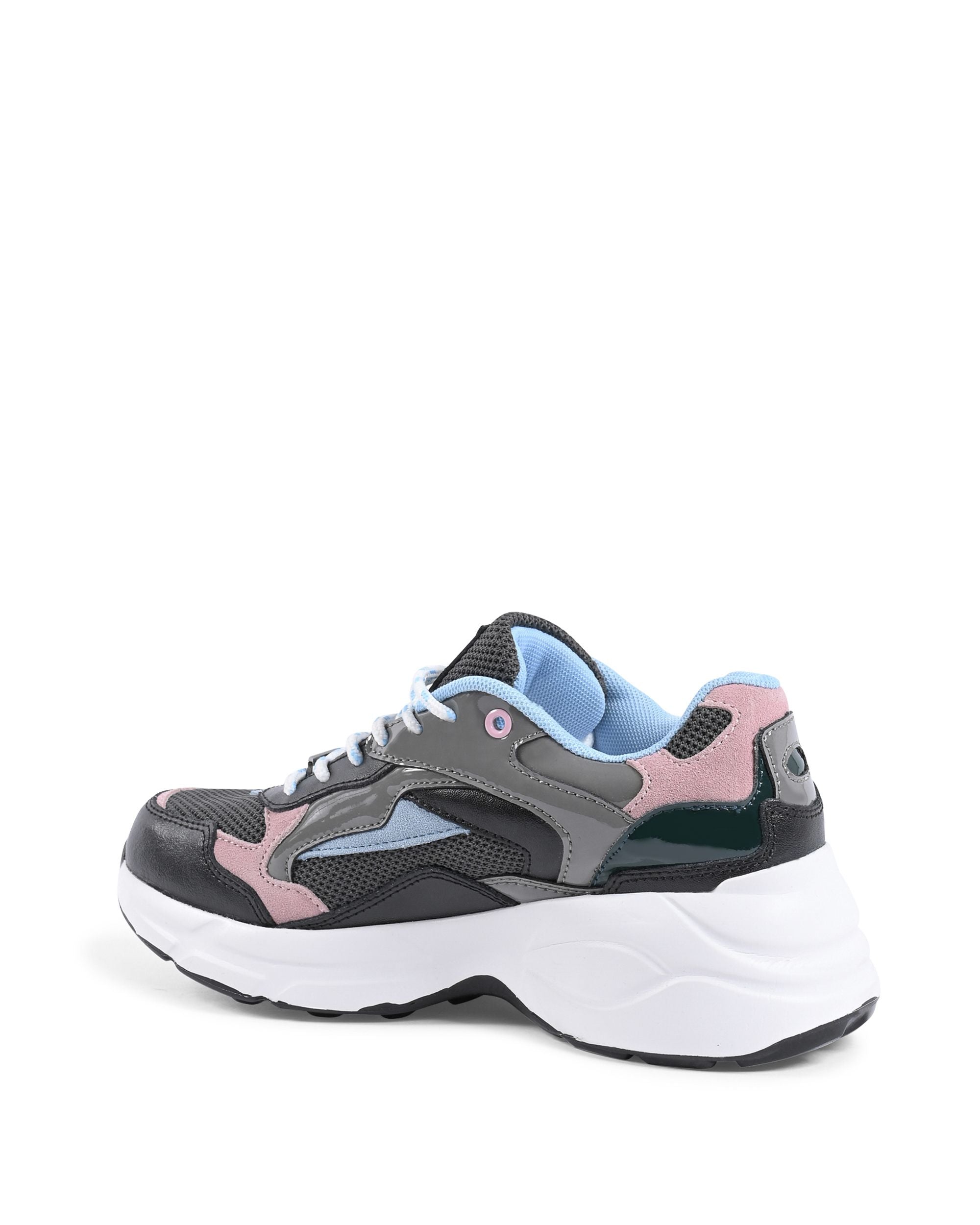 19V69 Italia Zapatillas de mujer Multicolor FI206001 NEGRO MULTICOLOR