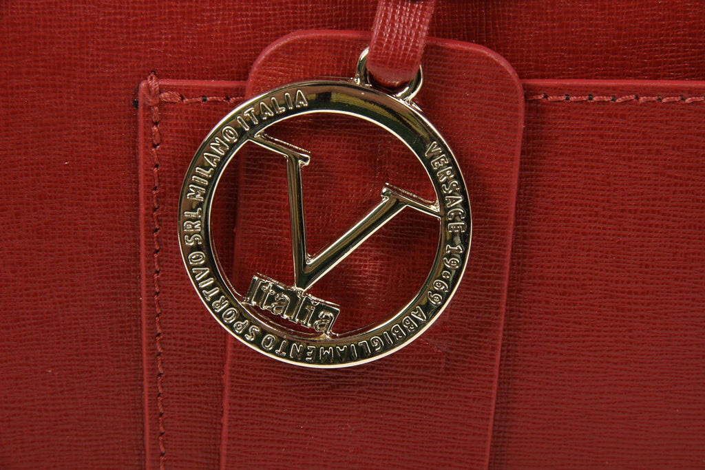 Bolso de mano para mujer V 1969 Italia V006 SAFFIANO ROJO