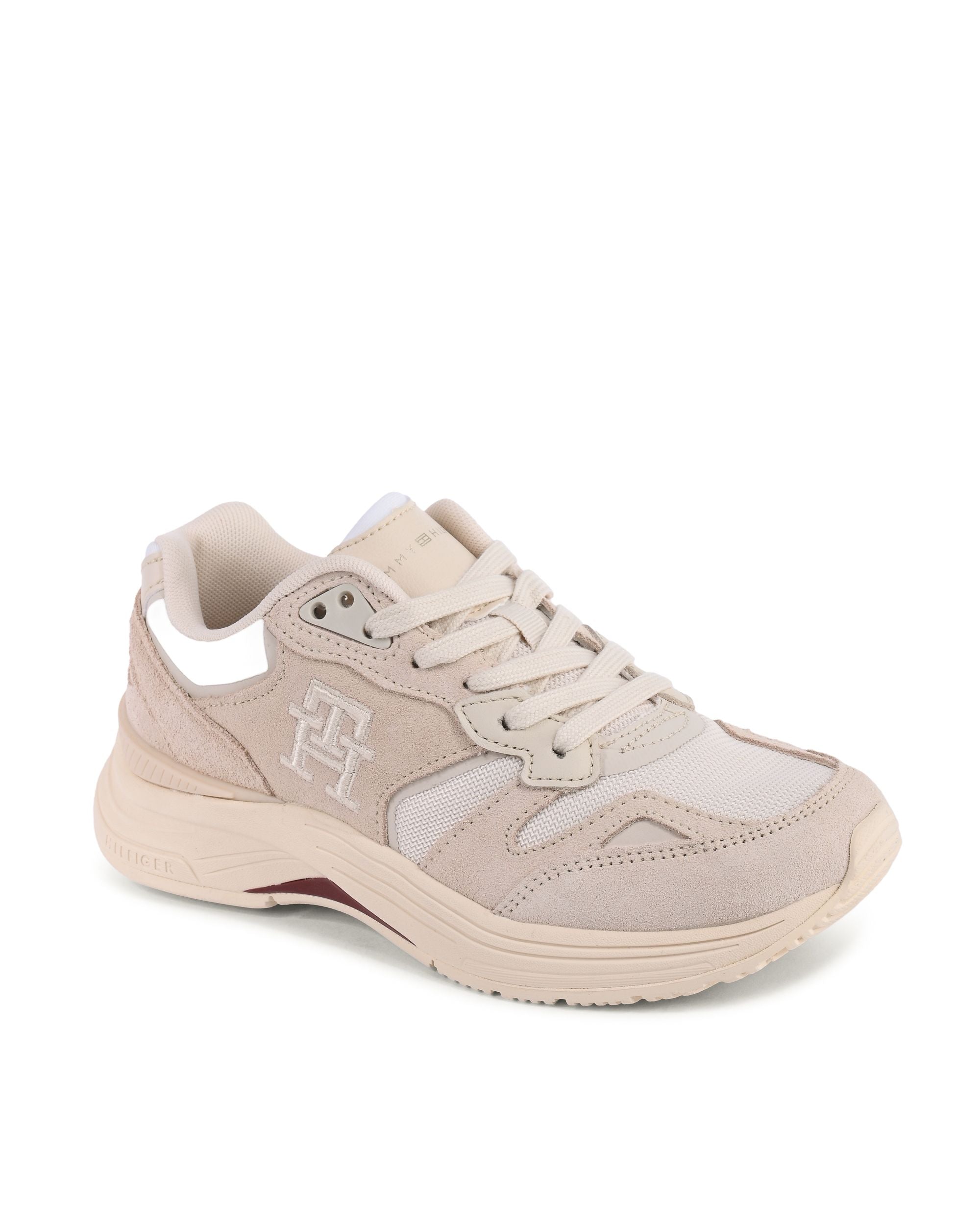 Zapatillas Tommy Hilfiger para mujer en beige FW0FW06600AA8