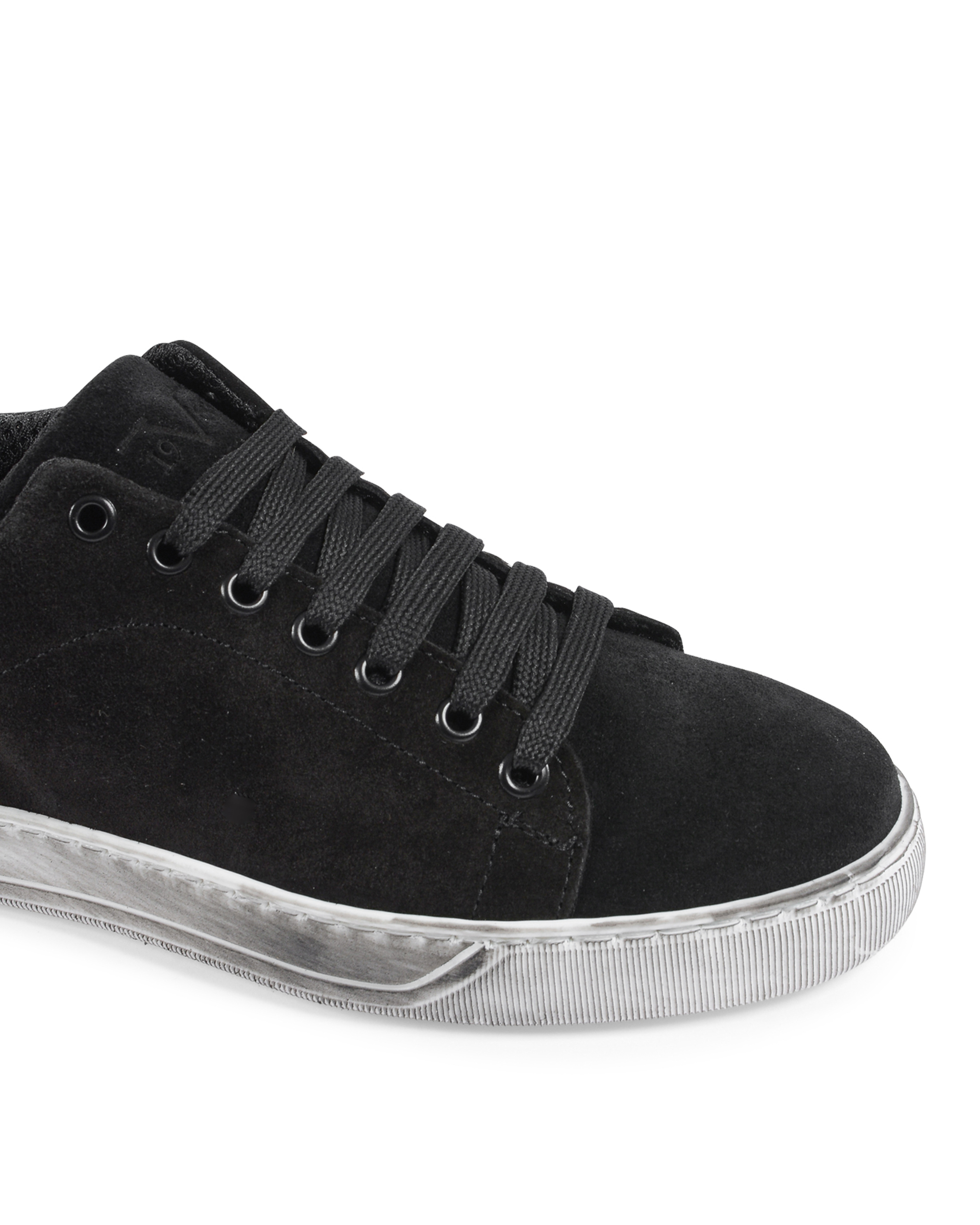 19V69 Italia Mens Sneaker Black 2120 CAMOSCIO NERO