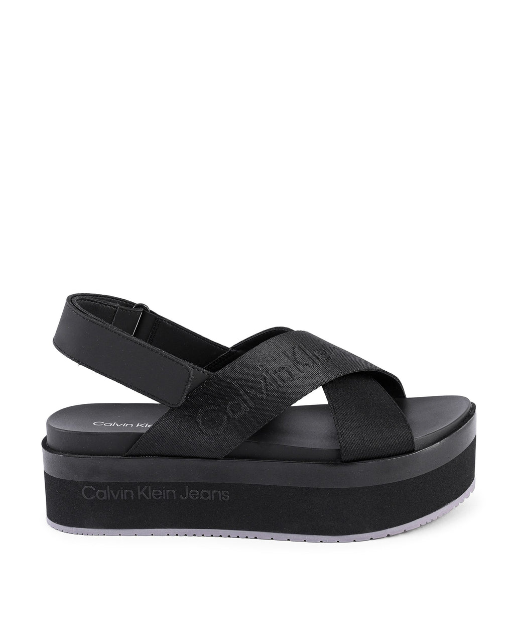 Sandalias Calvin Klein para mujer negras YW0YW013620GT