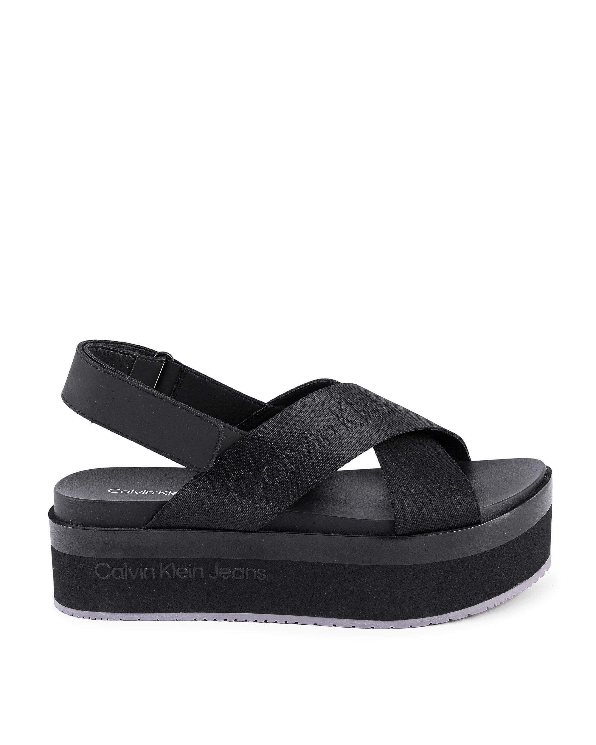 Sandalias Calvin Klein para mujer negras YW0YW013620GT