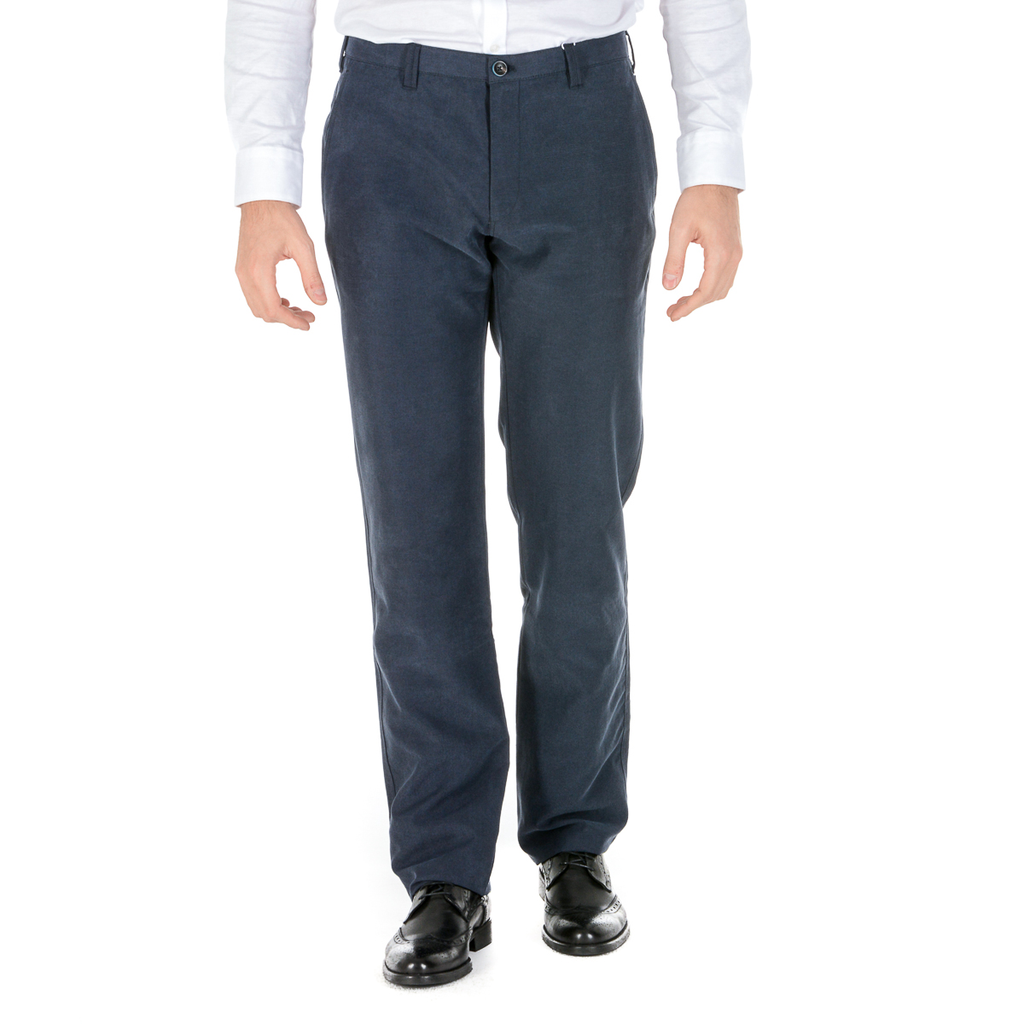 Armani Collezioni Mens Pants Dark Blue