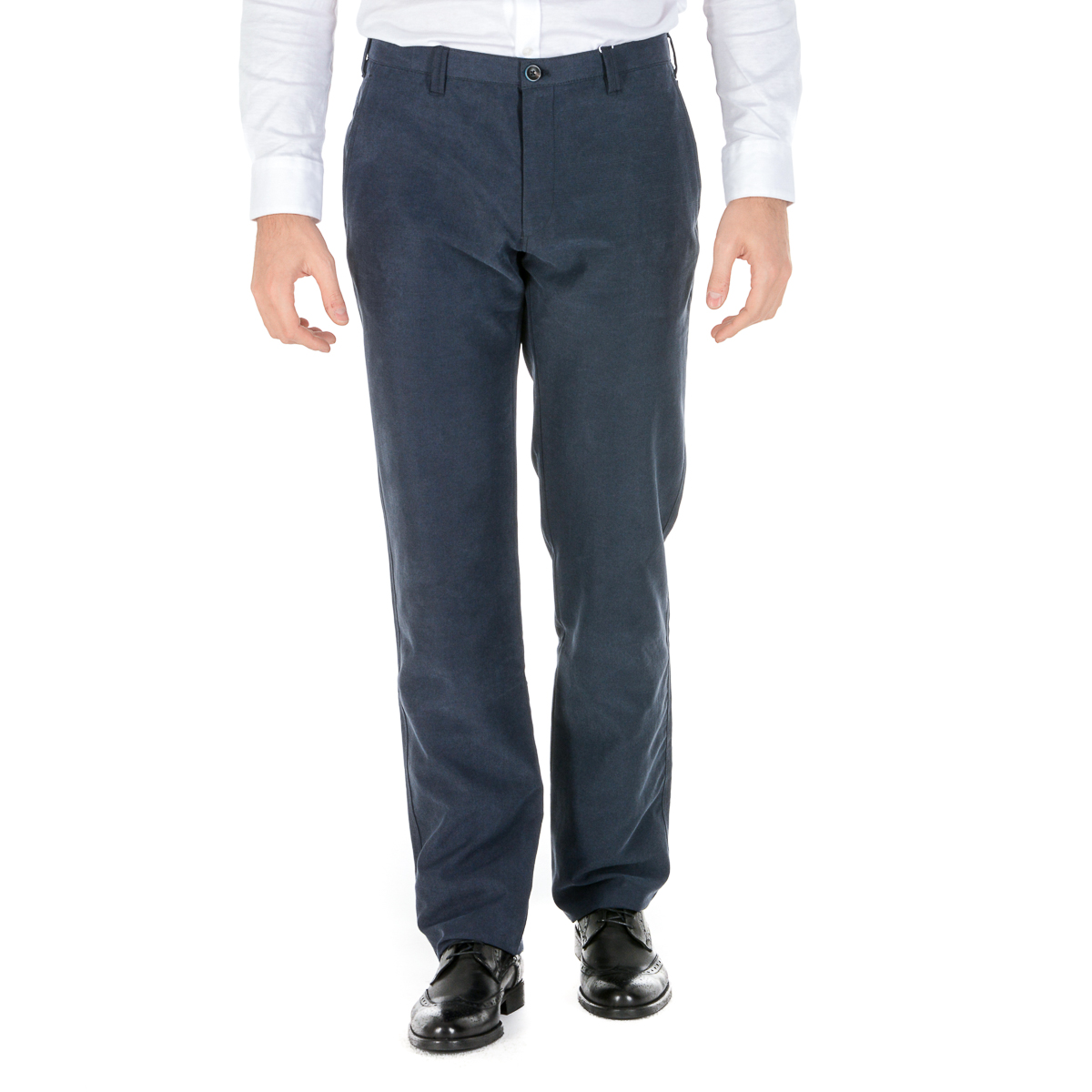 Armani Collezioni Mens Pants Dark Blue