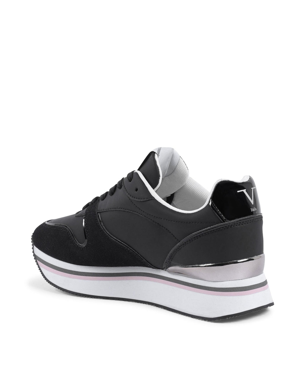Zapatillas V Italia para mujer negras SNK 003 W BLACK