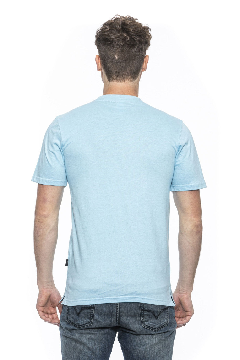 19V69 Italia Camiseta de hombre azul IVAN AZUL CLARO