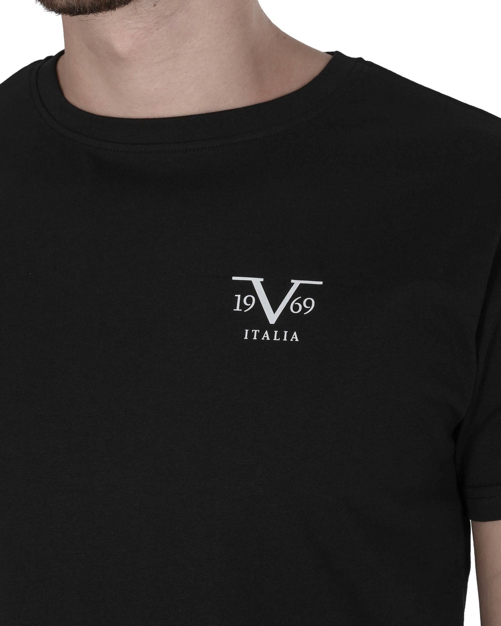 19V69 Italia Mens T-Shirt VSC1MTS01 BLACK