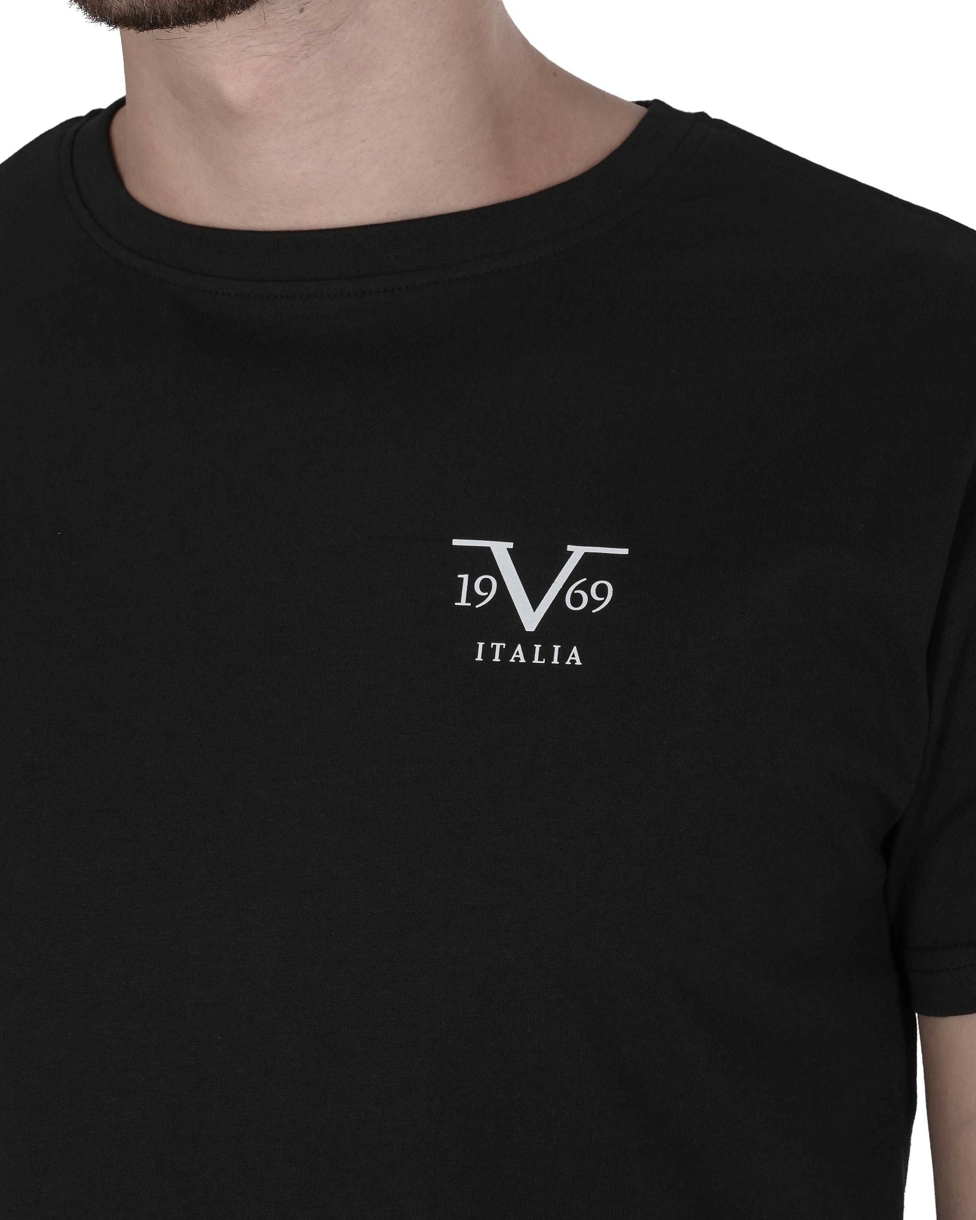 19V69 Italia Mens T-Shirt VSC1MTS01 BLACK