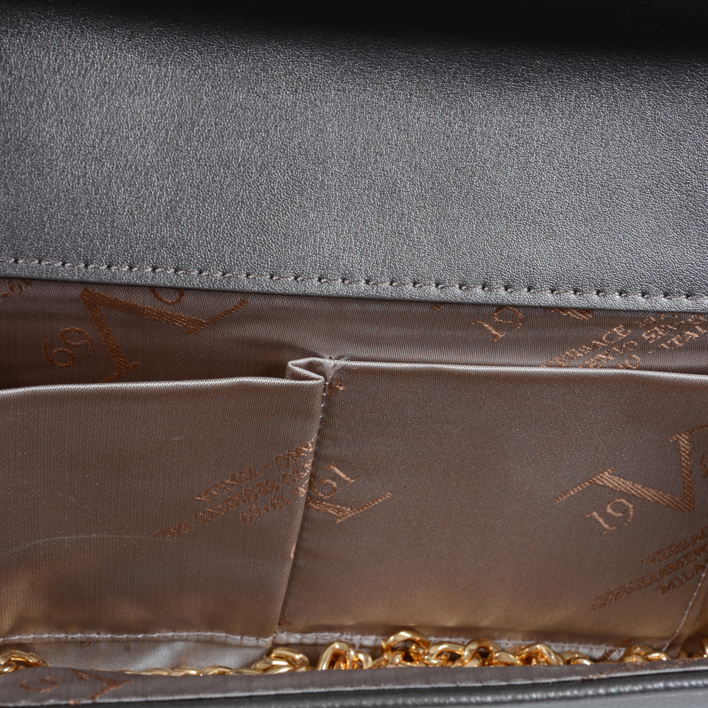 V 1969 Italia Womens Handbag Silver KYOTO