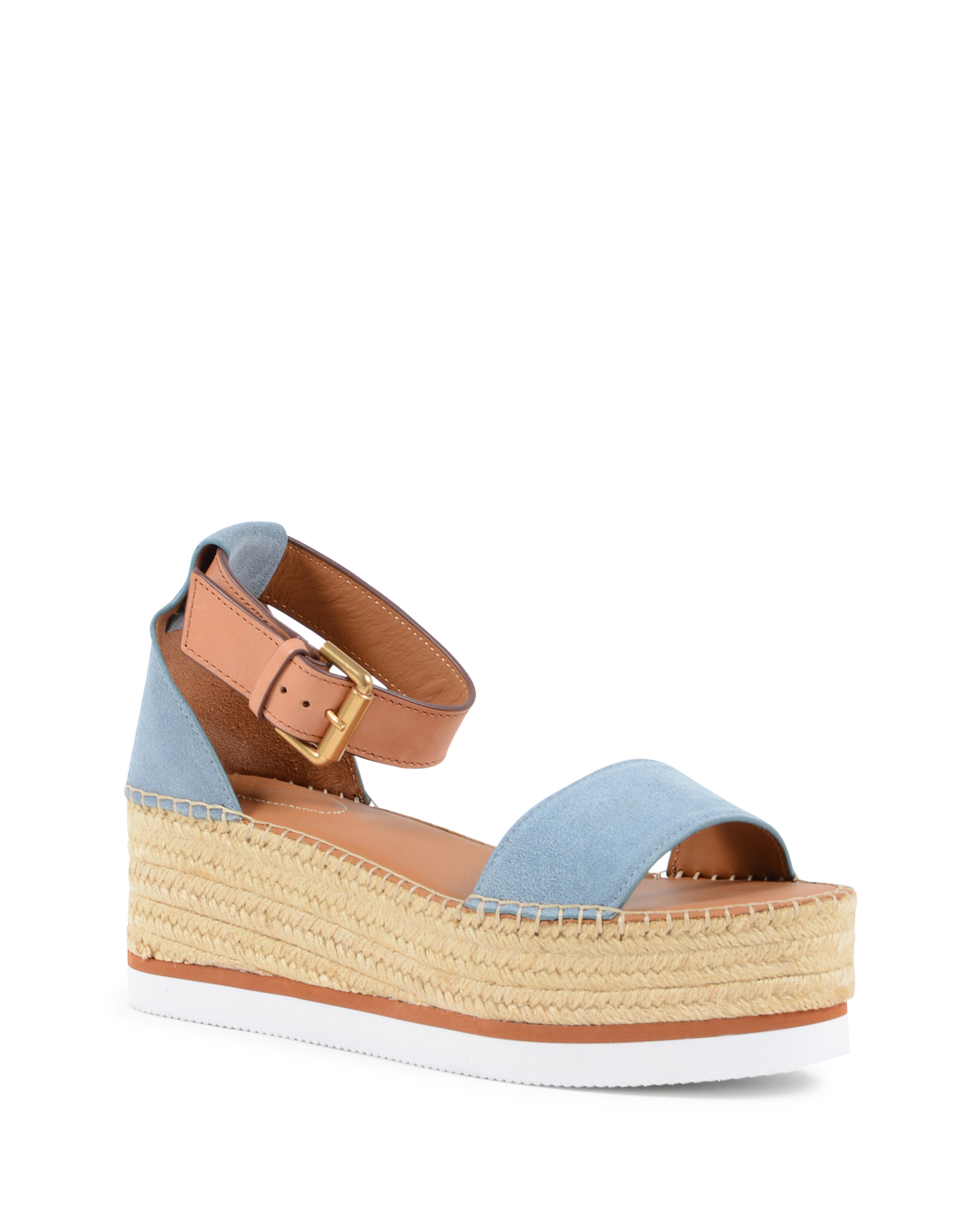 ChloÃ¨ Womens Platform Sandal Light Blue SB32201A NUVOLA SIERRA