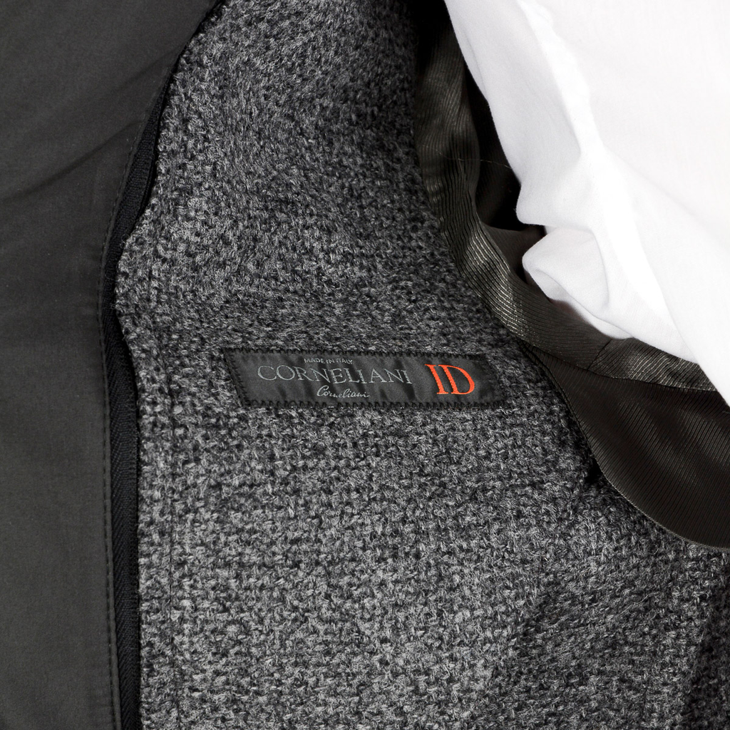 Corneliani Mens Jacket Long Sleeves Grey
