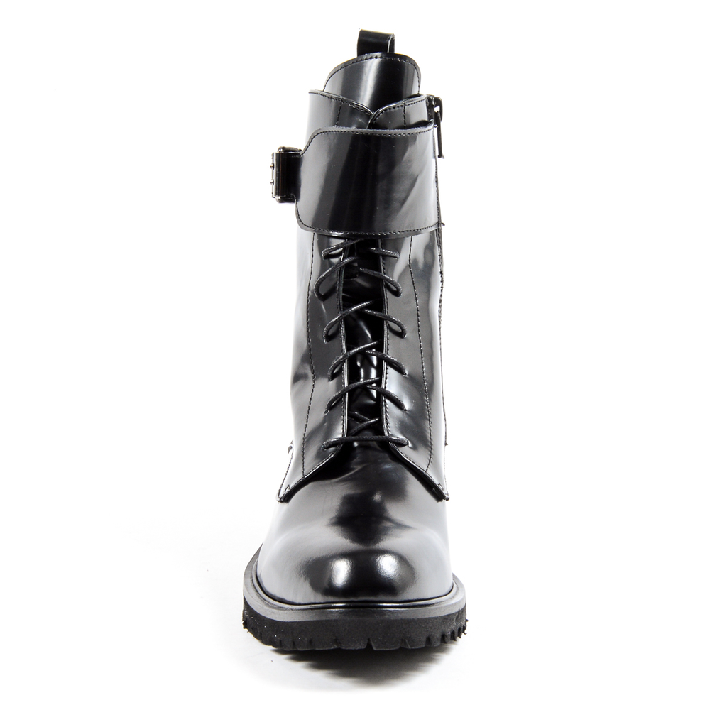 Andrew Charles Womens Short Boot Black ASHLEE