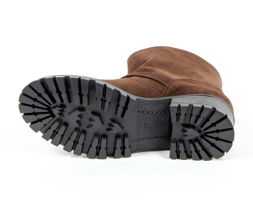 Bota corta para mujer V 1969 Italia B1441 VELOUR MARRONE