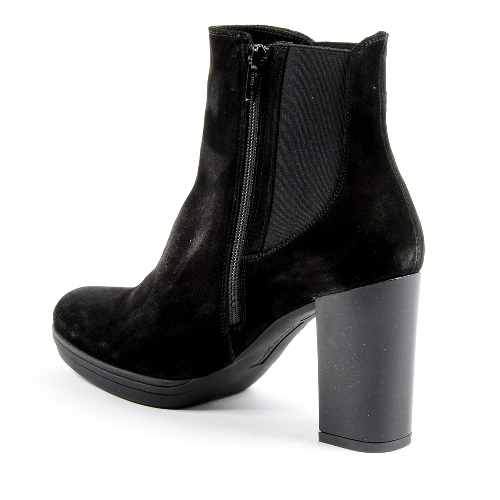 V 1969 Italia - Botines de tacón para mujer, color negro, MADELYN