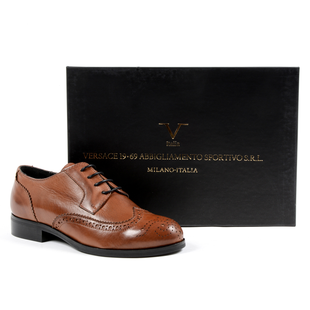 V 1969 Italia - Zapato con cordones para mujer, color marrón, SULLY