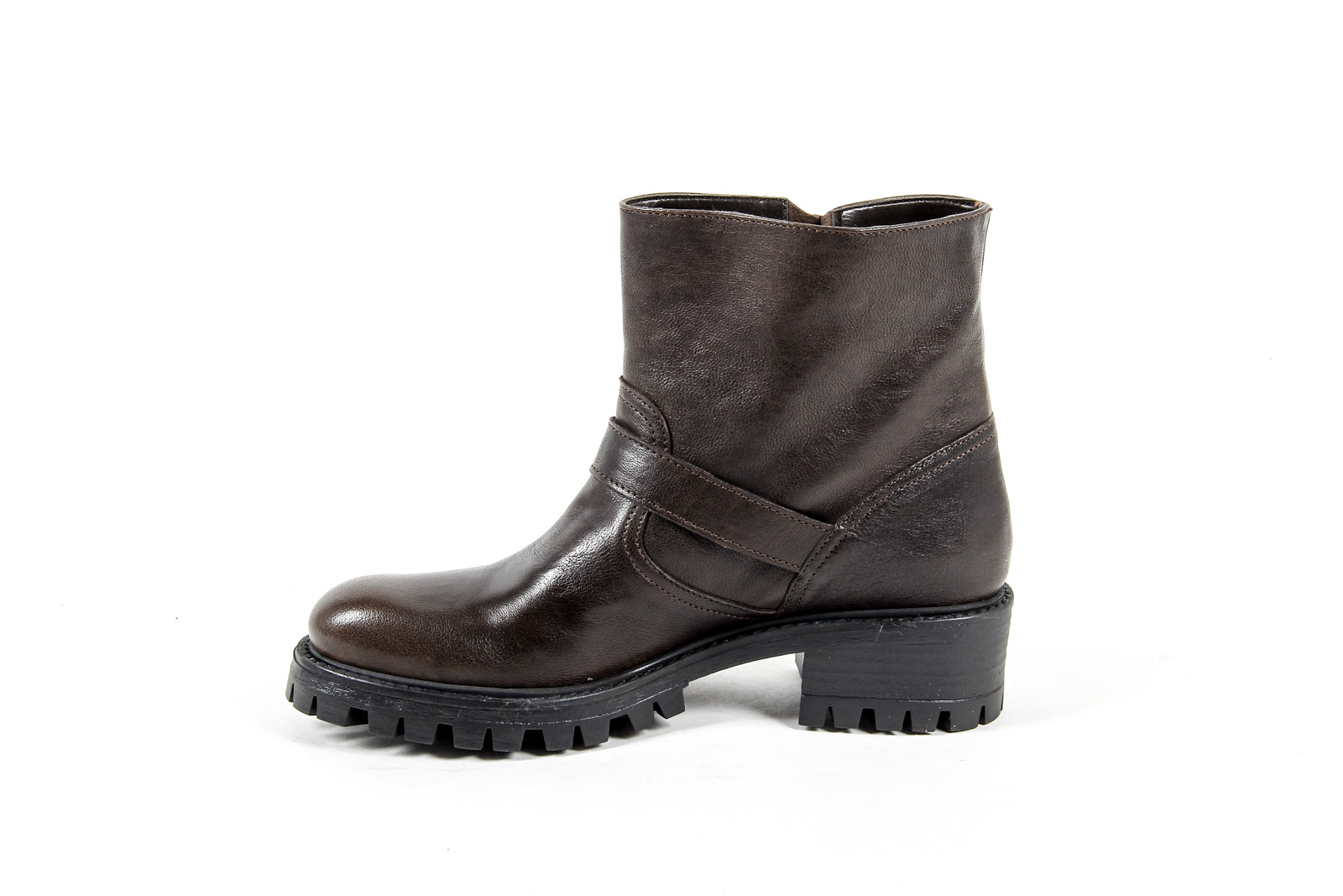 V 1969 Italia Womens Short Boot Brown AMALFI
