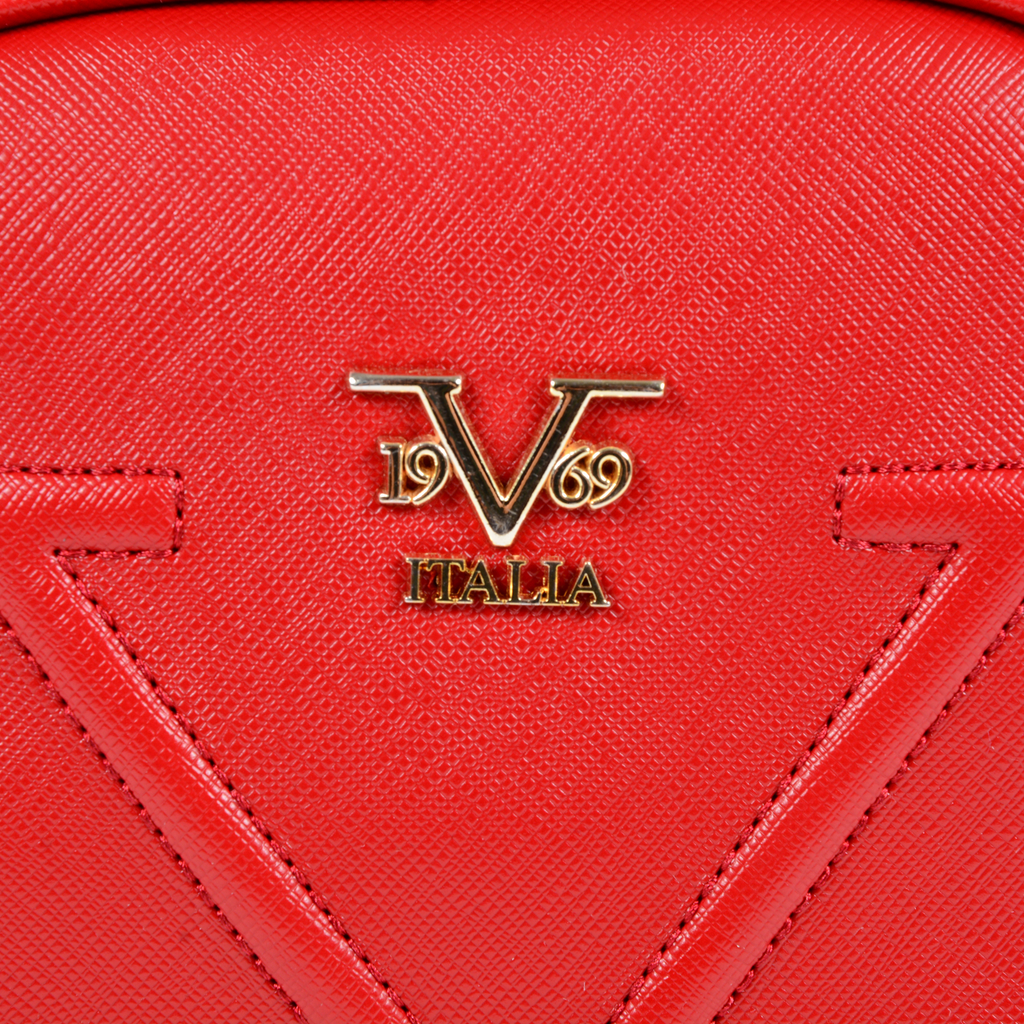 19V69 Italia Womens Backpack Red 5005 SAFFIANO RED