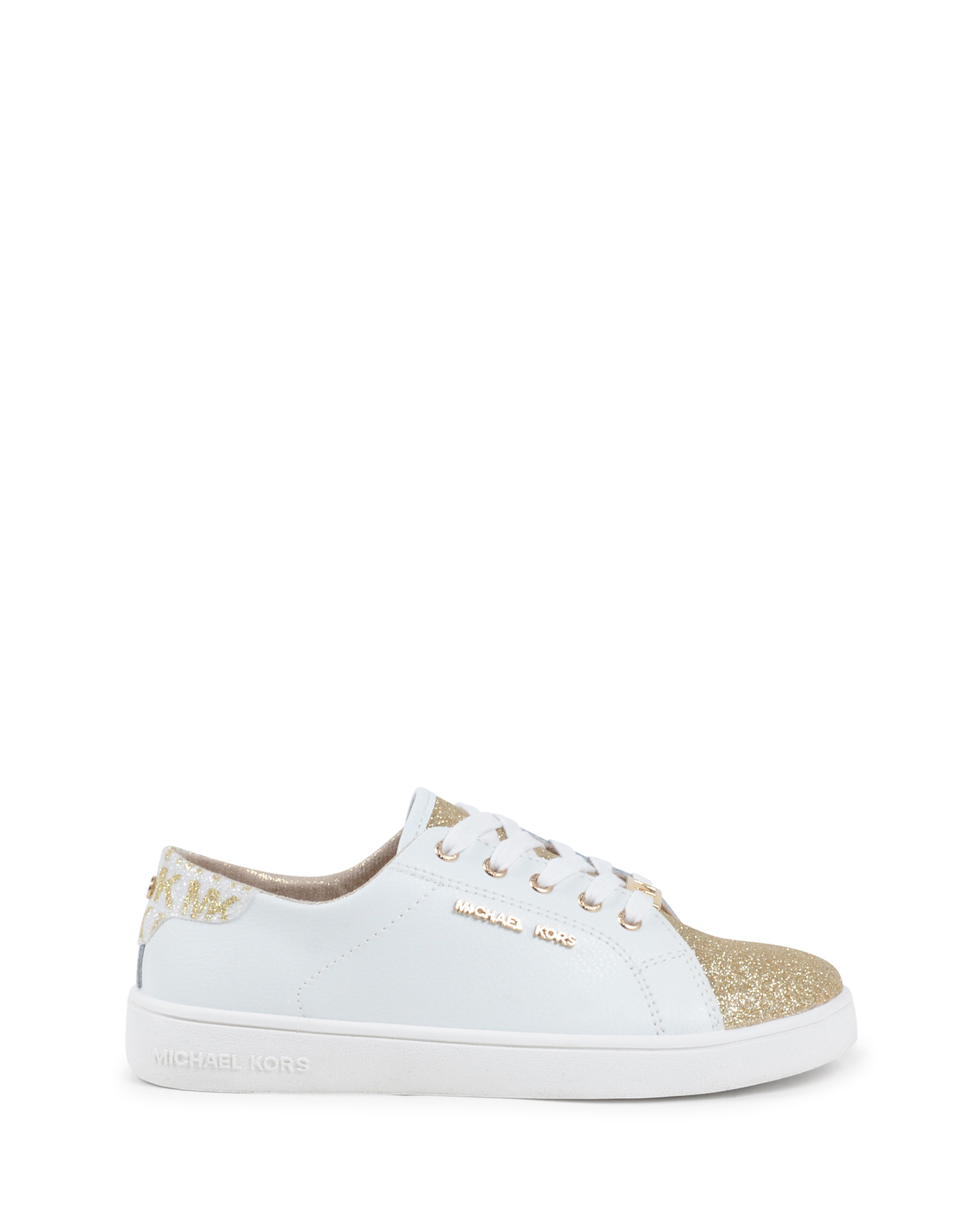 Zapatillas Michael Kors para niña blancas ZIA IVY MARTIN BLANCO ORO