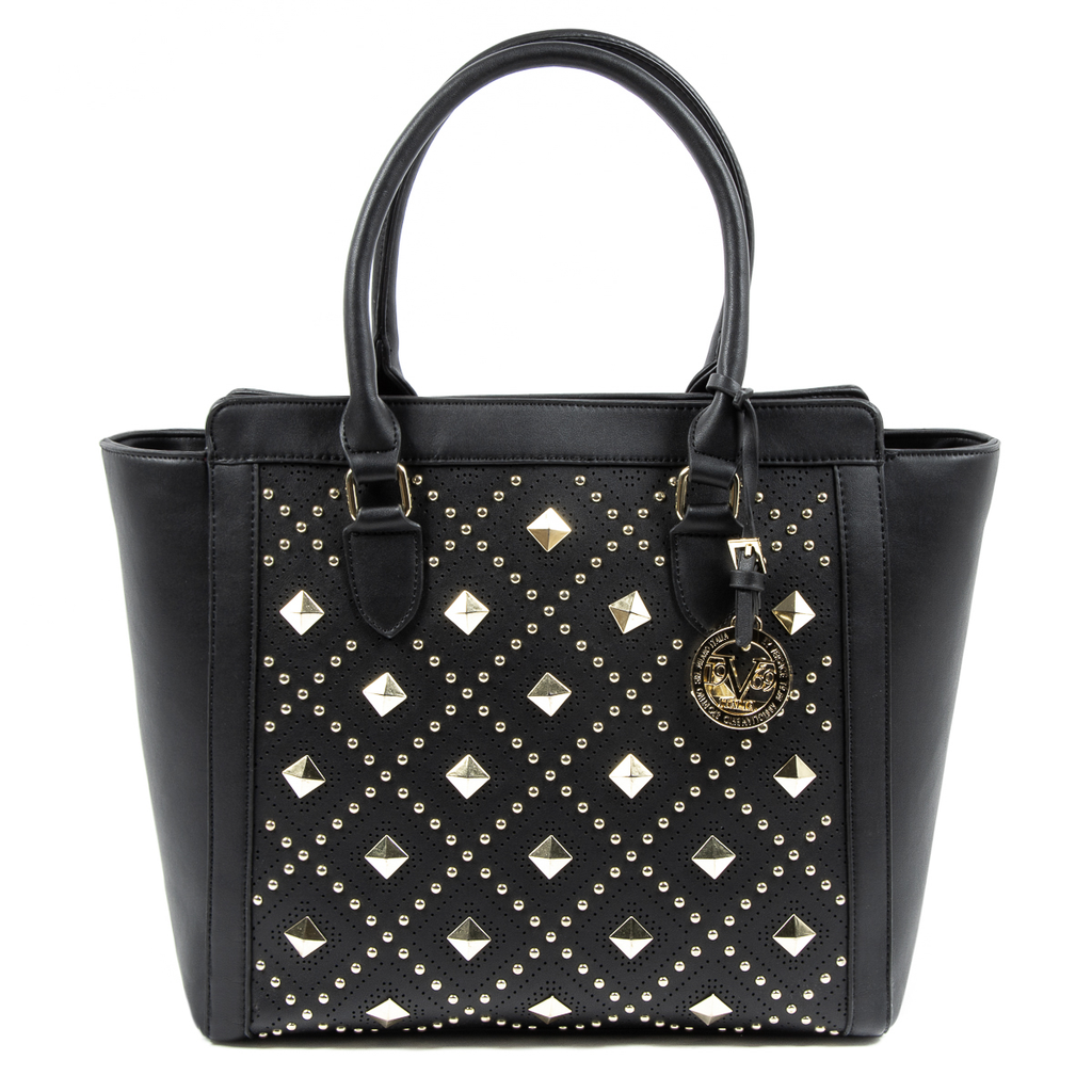 Bolso de mano para mujer V 1969 Italia negro ROBERTA