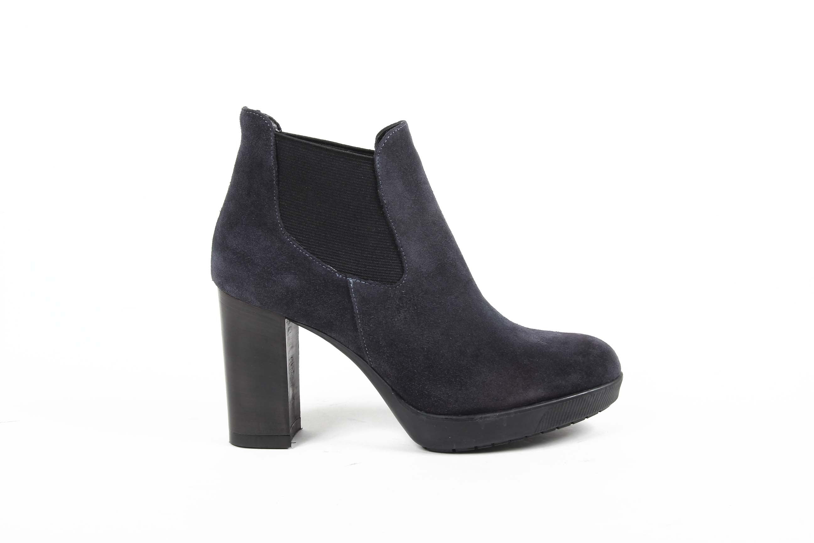 V 1969 Italia Botín de mujer C17 VELOUR BLU