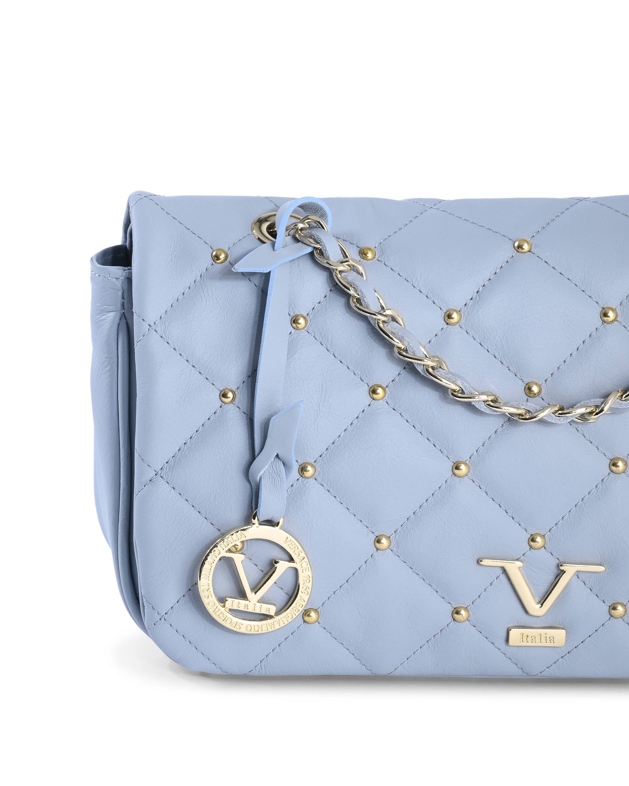 Bolso de mano para mujer V Italia M392 SAUVAGE CELESTE