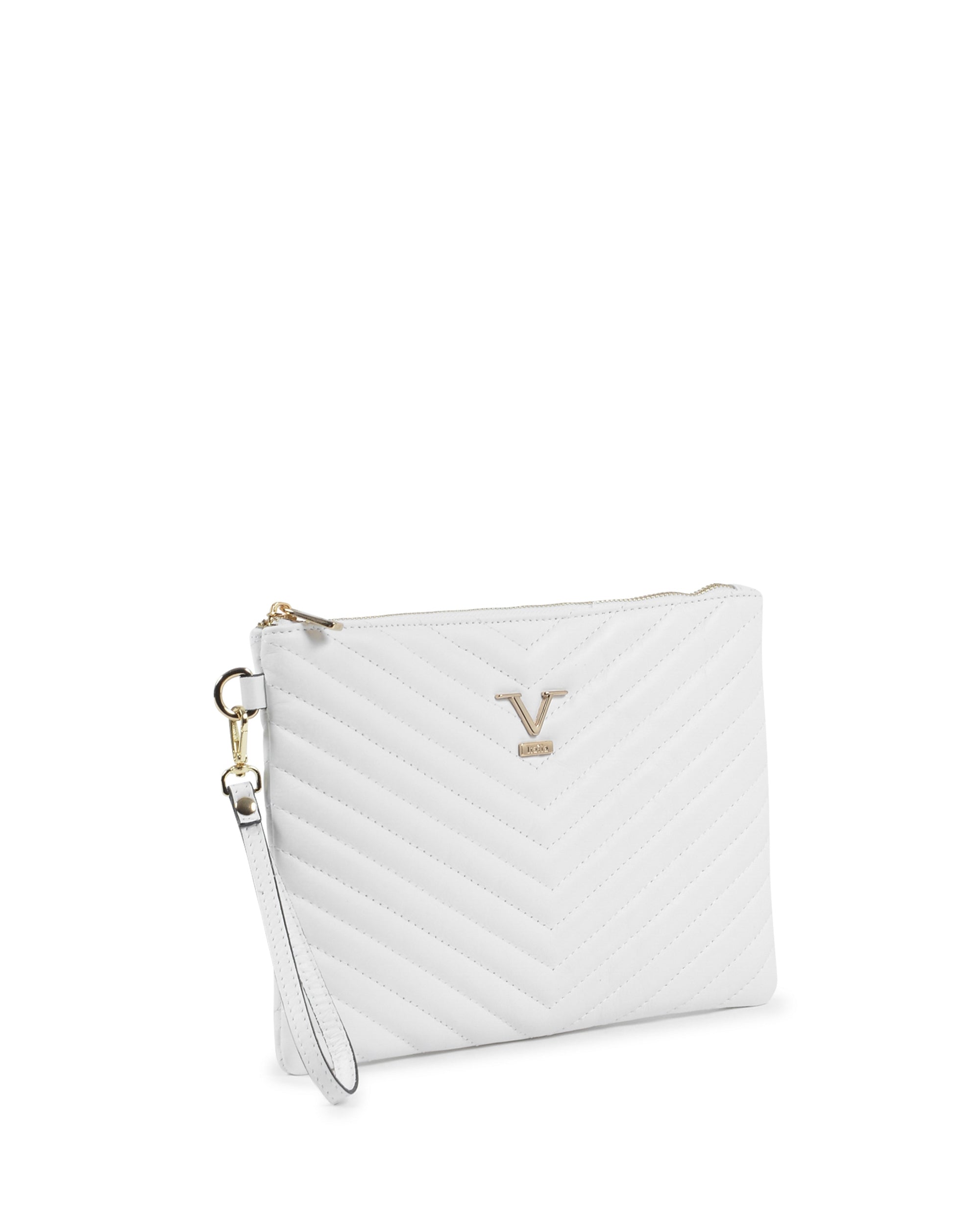 Bolso de mano para mujer V Italia blanco V613 52 SAUVAGE BIANCO