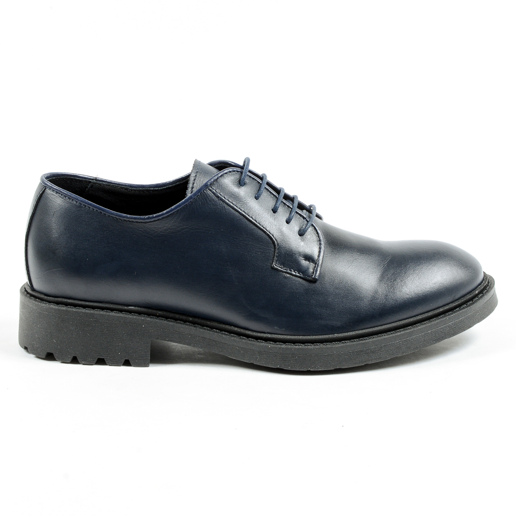 Andrew Charles Mens Lace Up Shoe Blue JIMI