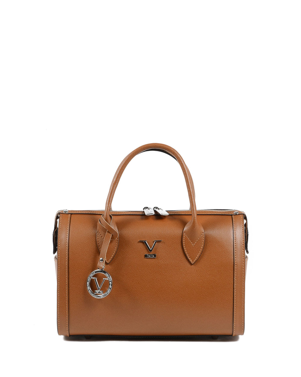 V Italia Womens Handbag Tan V014-S PALMELLATO CUOIO