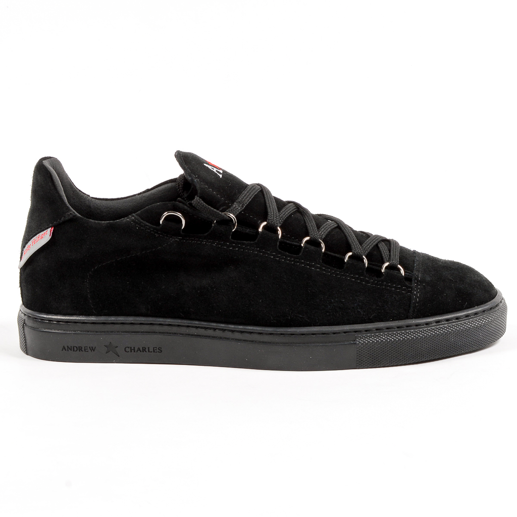 Andrew Charles Mens Sneaker Black PRINCE