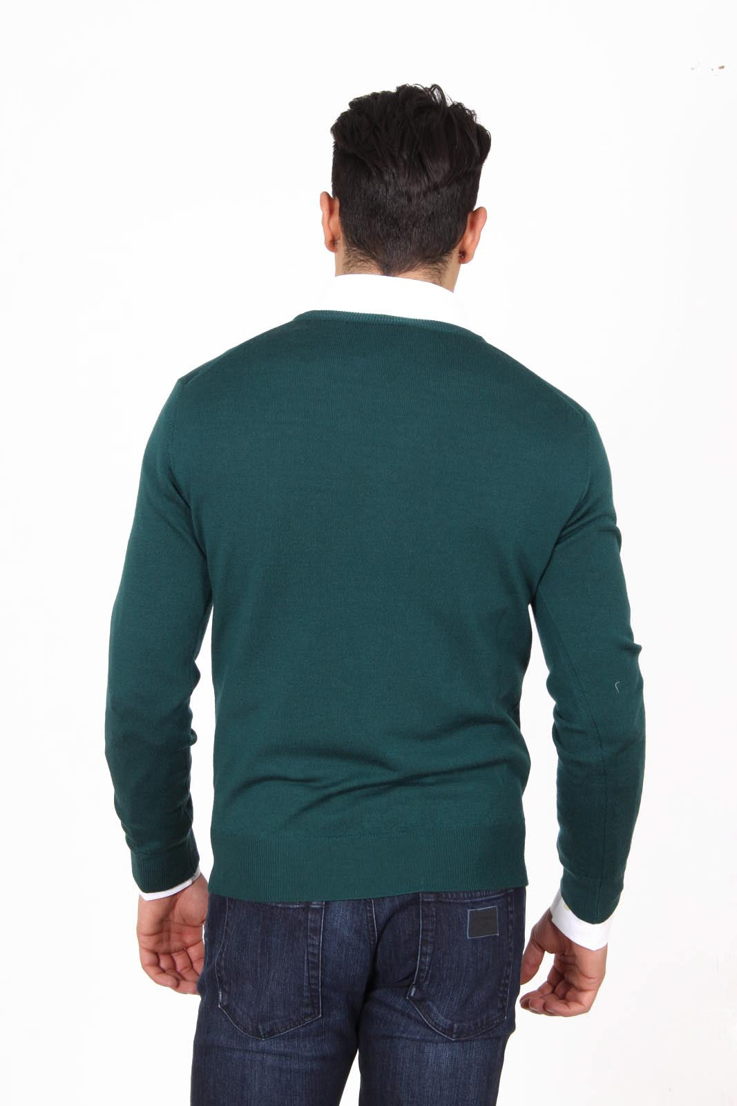 V 1969 Italia Jersey cuello pico hombre 9801 SCOLLO V VERDONE